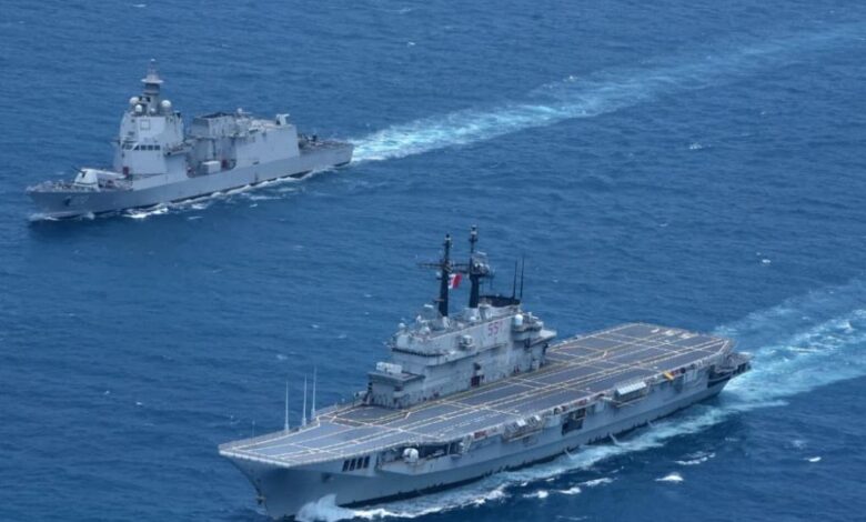 Indonesian Navy's first aircraft carrier KRI Sriwijaya (100).