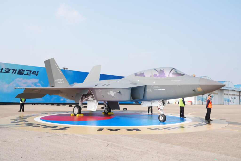 Lunching ceremony of the first KF-21 Boramae fighter jet. Photo: Korea Aerospace Industries