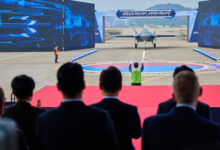Lunching ceremony of the first KF-21 Boramae fighter jet. Photo: Korea Aerospace Industries
