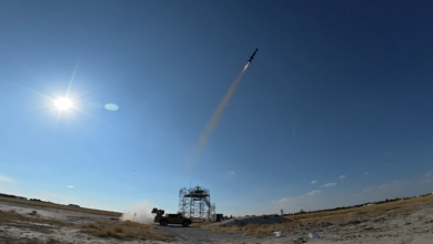 Roketsan's Karaok successfully hits an aerial target.