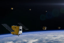 Render of Loft Orbital’s AI-enabled, multi-sensor Altair satellite constellation. Image: Loft Orbital