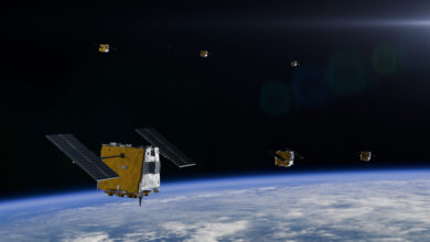 Render of Loft Orbital’s AI-enabled, multi-sensor Altair satellite constellation. Image: Loft Orbital
