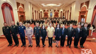 Thai military personnel and government officials gather during an initiative to build digital skills and strengthen AI capabilities across Thailand’s armed forces. Photo: Digital Government Agency (DGA)