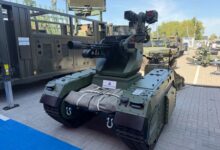 An armed THeMIS unmanned ground vehicle. Photo: Milrem Robotics