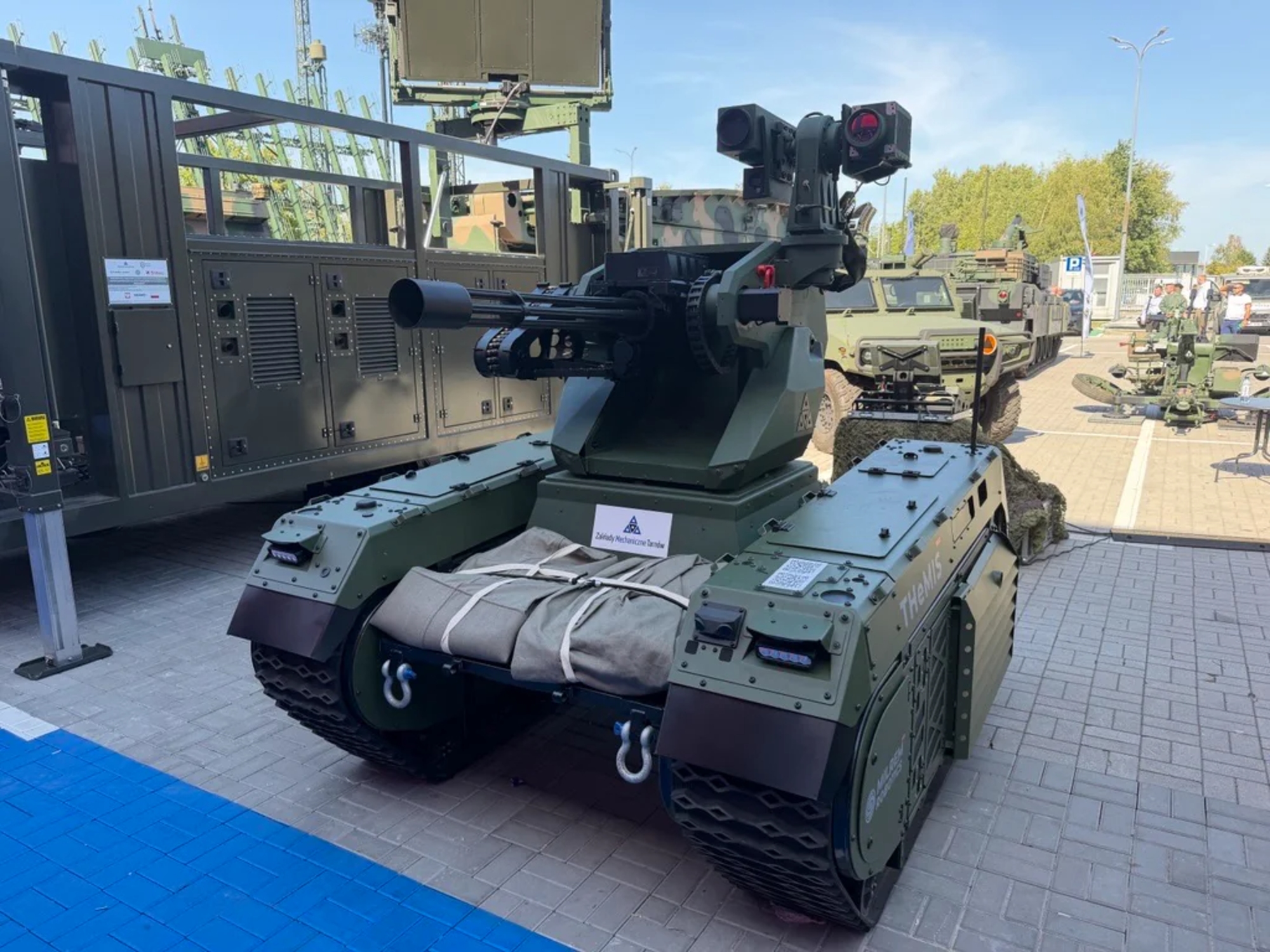 An armed THeMIS unmanned ground vehicle. Photo: Milrem Robotics