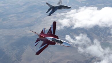 Hürkuş-II basic jet trainers. Photo: Turkish Aerospace Industries