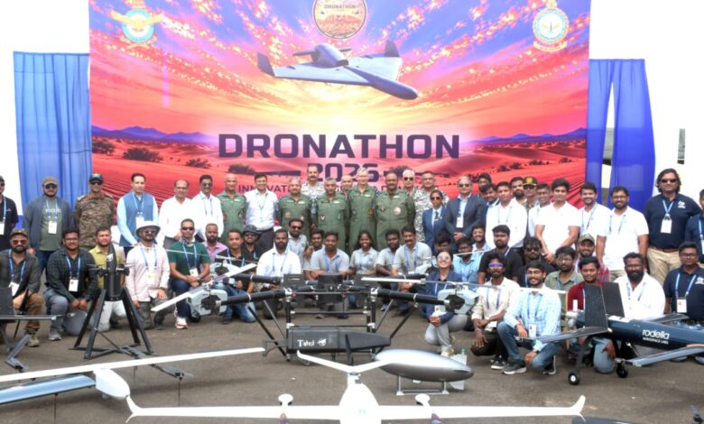 Participants of the Indian Air Force’s Dronathon 2026. Photo: Indian Ministry of Defence