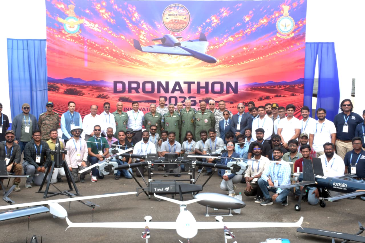 Participants of the Indian Air Force’s Dronathon 2026. Photo: Indian Ministry of Defence