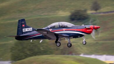 PC-7 MKX trainer aircraft