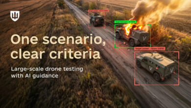 Ukraine conducts large-scale testing of drones equipped with AI guidance systems. Image: Ministry of Defence of Ukraine