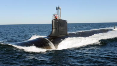 US Navy submarine.