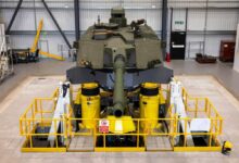 Rheinmetall's new vibration testing facility in the UK.