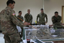 US Army personnel conduct a fire-support coordination exercise at Fort Drum, New York, on May 2, 2019. Photo: Staff Sgt. Paige Behringer/US Army