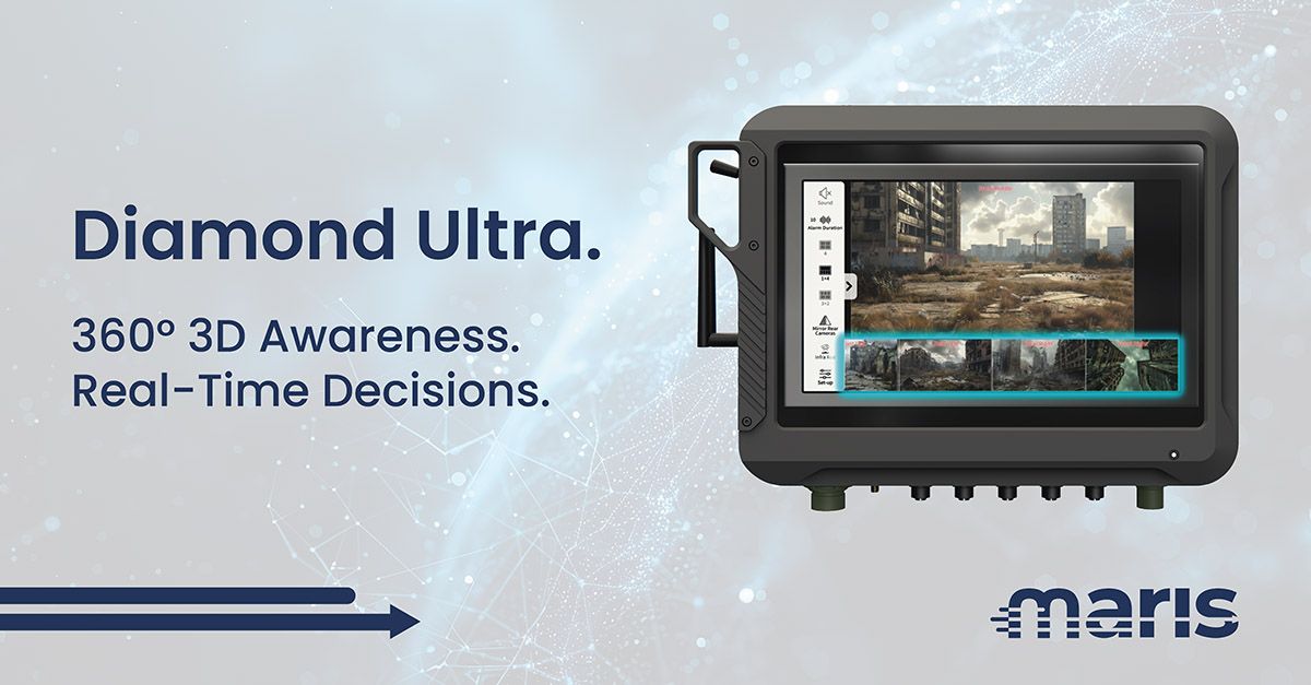 Maris-Tech’s Diamond Ultra platform provides 360° 3D situational awareness and real-time video processing for defense applications. Image: Maris-Tech
