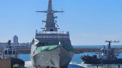 Navantia launches seventh corvette for Saudi Arabia.