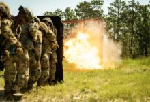 Soldiers assigned to the 1222nd Engineer Company, 178th Engineer Battalion, 117th Engineer Brigade, South Carolina Army National Guard, prepare and detonate linear charges at McCrady Training Center in Eastover, S.C., July 14, 2025.