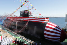 The JS Shōgei (SS-519) Taigei-class attack submarine