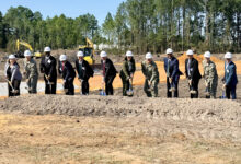Representatives from the US Navy’s Team Submarine and the Australian Mission to the United States break ground on the third center of excellence at Fairbanks Morse Defense’s Bird-Johnson Propeller Company facility in Pascagoula, Mississippi.
