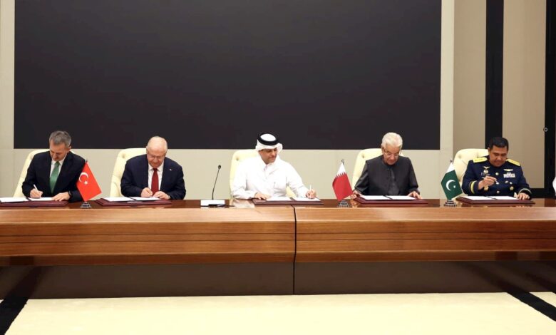 The Memorandum of Understanding was signed by Turkish Minister of National Defence Yaşar Güler, Qatar's Deputy Prime Minister and Minister of State for Defence Affairs Sheikh Saud bin Abdulrahman bin Hasan Al Sani, Indonesia's Deputy Minister of Defence Yusuf Jauhari, and Pakistan's Minister of Defence Khawaja Muhammed Asif.