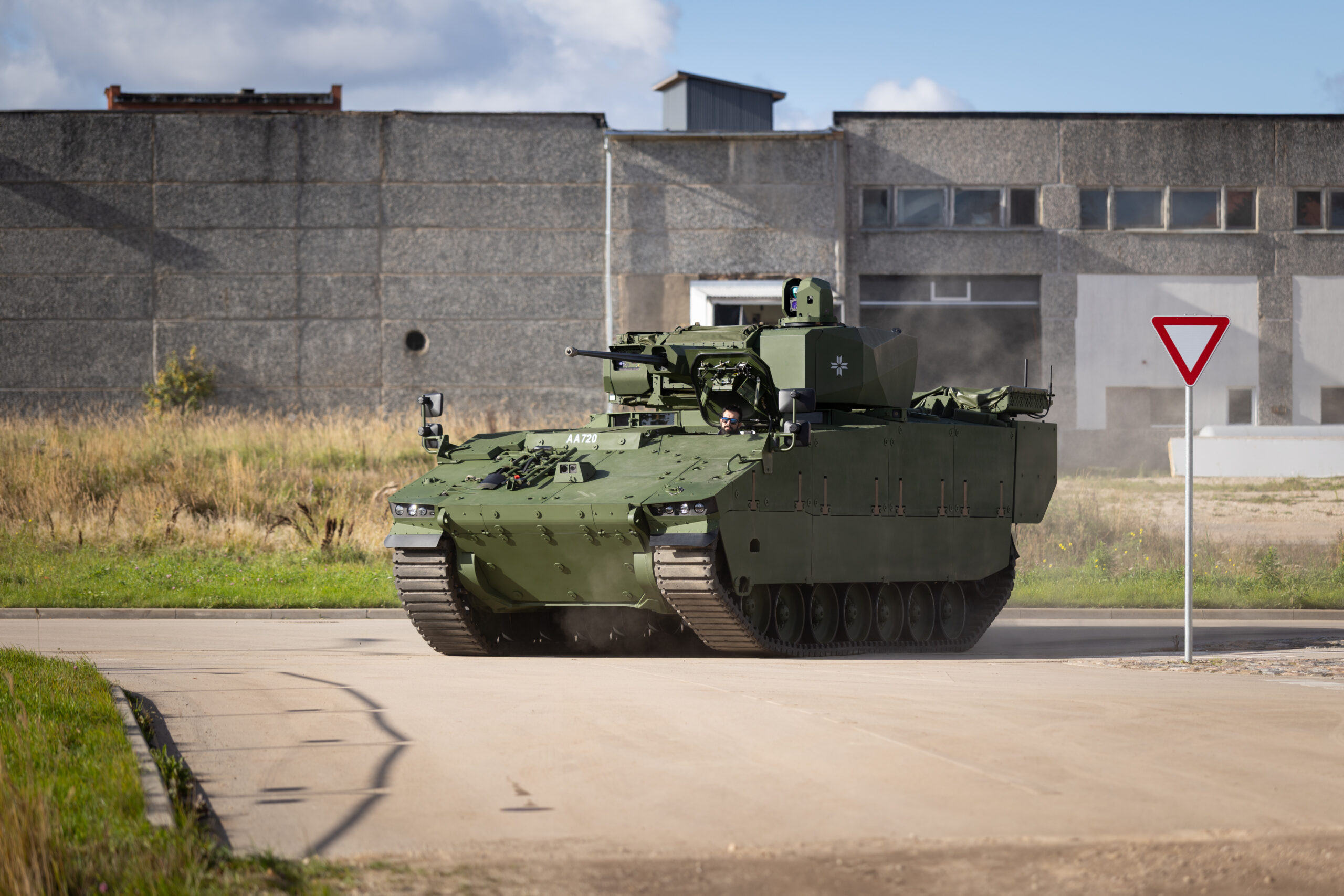 The first infantry fighting vehicle “Mednieks” adapted for Latvia has been handed over to the NAF On Wednesday, October 7, the National Armed Forces received the first infantry fighting vehicle “Mednieks” or “Hunter” adapted for Latvia. In total, the National Armed Forces will receive 84 such infantry fighting vehicles by 2029, thus significantly strengthening Latvia's defense capabilities and contributing to the fulfillment of NATO capability development goals. Photo: Gatis Dieziņš, Ministry of Defence