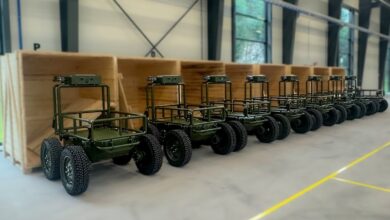 Dropla (Logist) 4×4 unmanned ground vehicle. Photo: Dropla Tech
