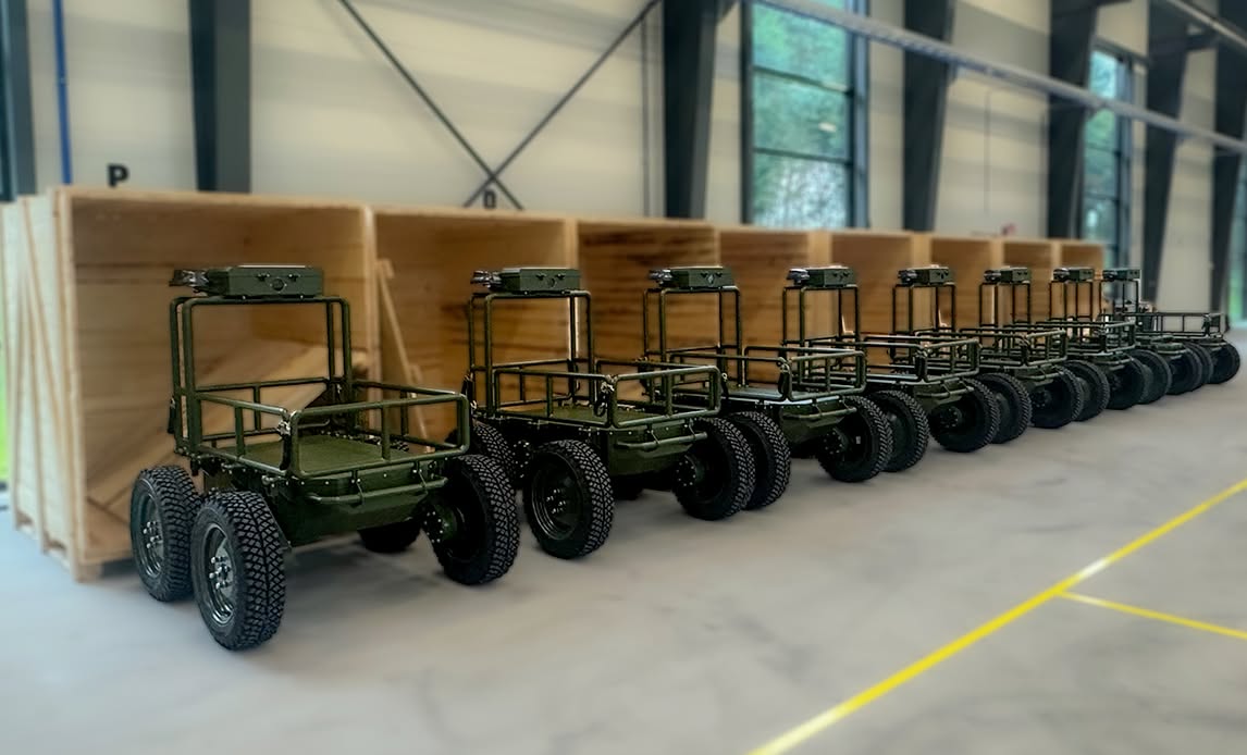 Dropla (Logist) 4×4 unmanned ground vehicle. Photo: Dropla Tech