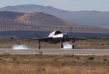 YFQ-48A Talon Blue unmanned aerial system. Photo: Northrop Grumman