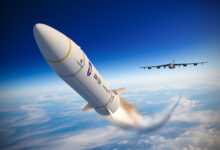 An artist rendition of Lockheed Martin’s Air-Launched Rapid Response Weapon.