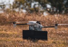 MX-10 Damocles quadcopter loitering munition