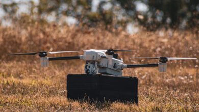 MX-10 Damocles quadcopter loitering munition