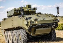 The Dragón 8x8 wheeled combat vehicle
