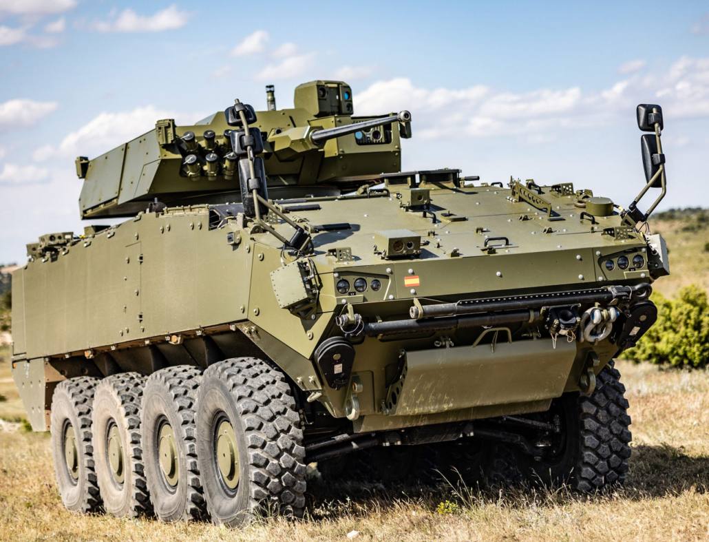 The Dragón 8x8 wheeled combat vehicle