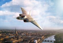 Concept of the Global Combat Air Programme (GCAP) sixth-generation fighter jet