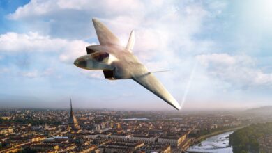 Concept of the Global Combat Air Programme (GCAP) sixth-generation fighter jet