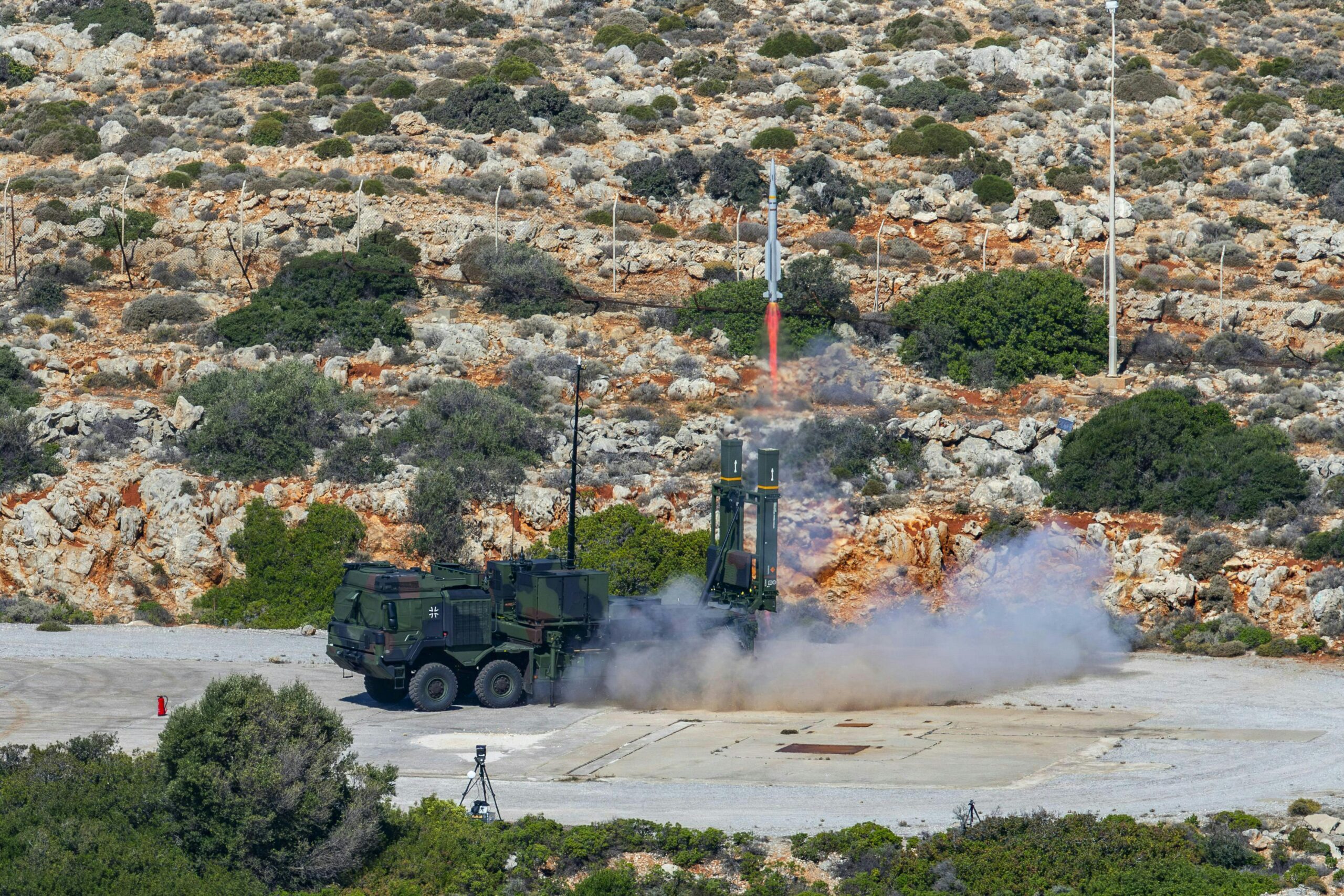 First live firing of the IRIS-T weapon system at the Namfi Range on October 12, 2026.