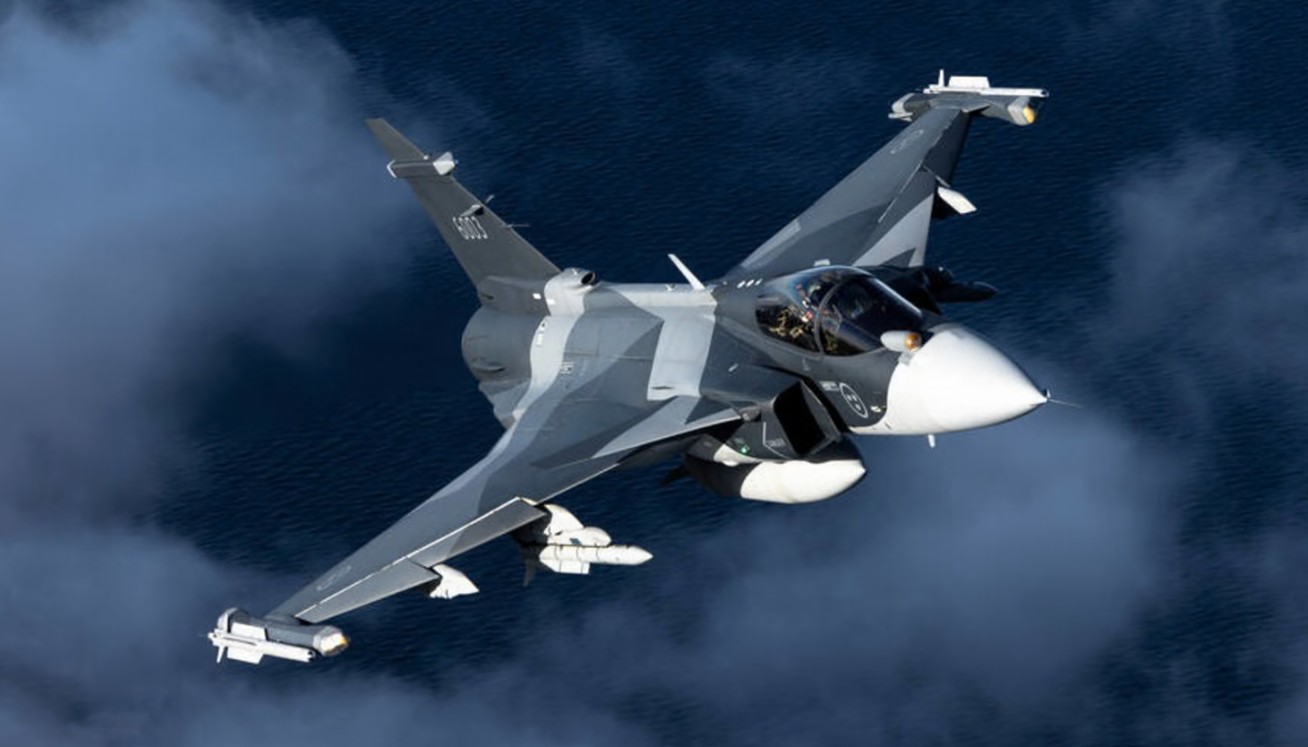 Gripen fighter.