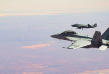 MQ-28 Ghost Bat and the Super Hornet