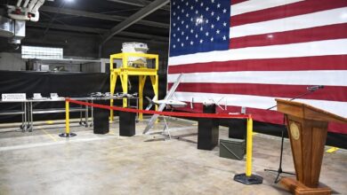 Perennial Autonomy's unmanned aerial systems showcase the future of tactical unmanned flight during the ribbon cutting ceremony hosted by the McAlester Army Ammunition Plant.