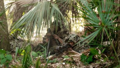 Soldiers in a sniping operation