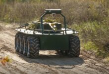 Ukrainian unmanned ground vehicles.