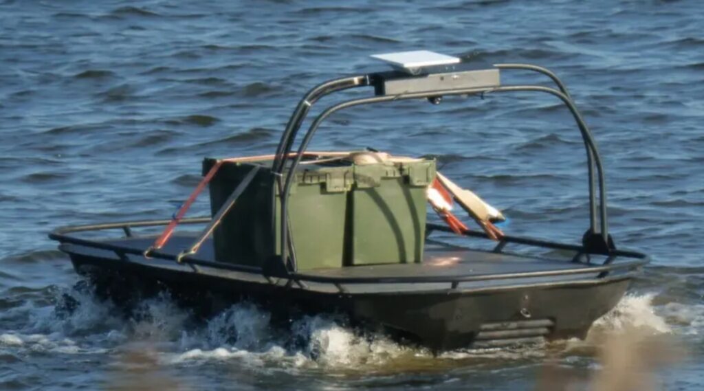 Ukrainian unmanned ground vehicles.