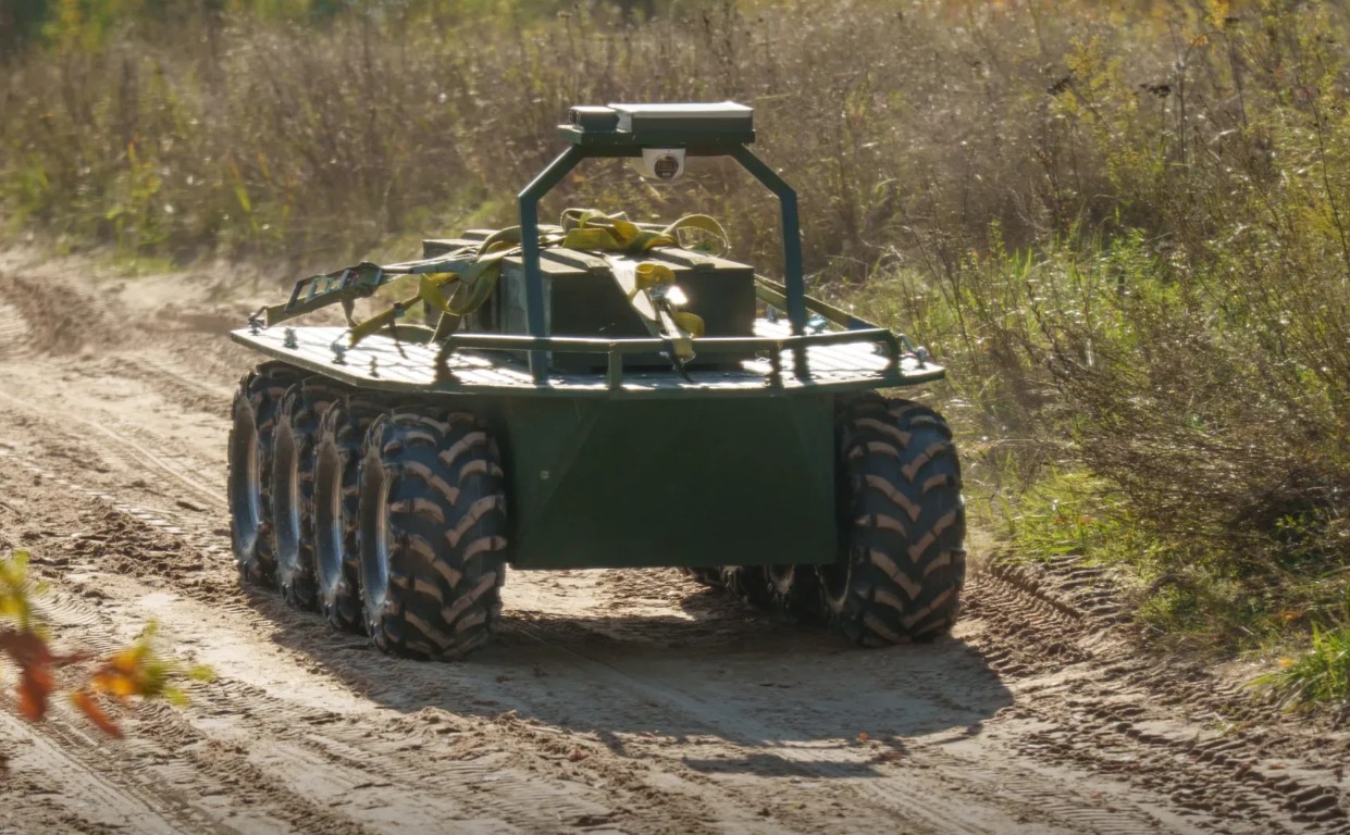 Ukrainian unmanned ground vehicles.