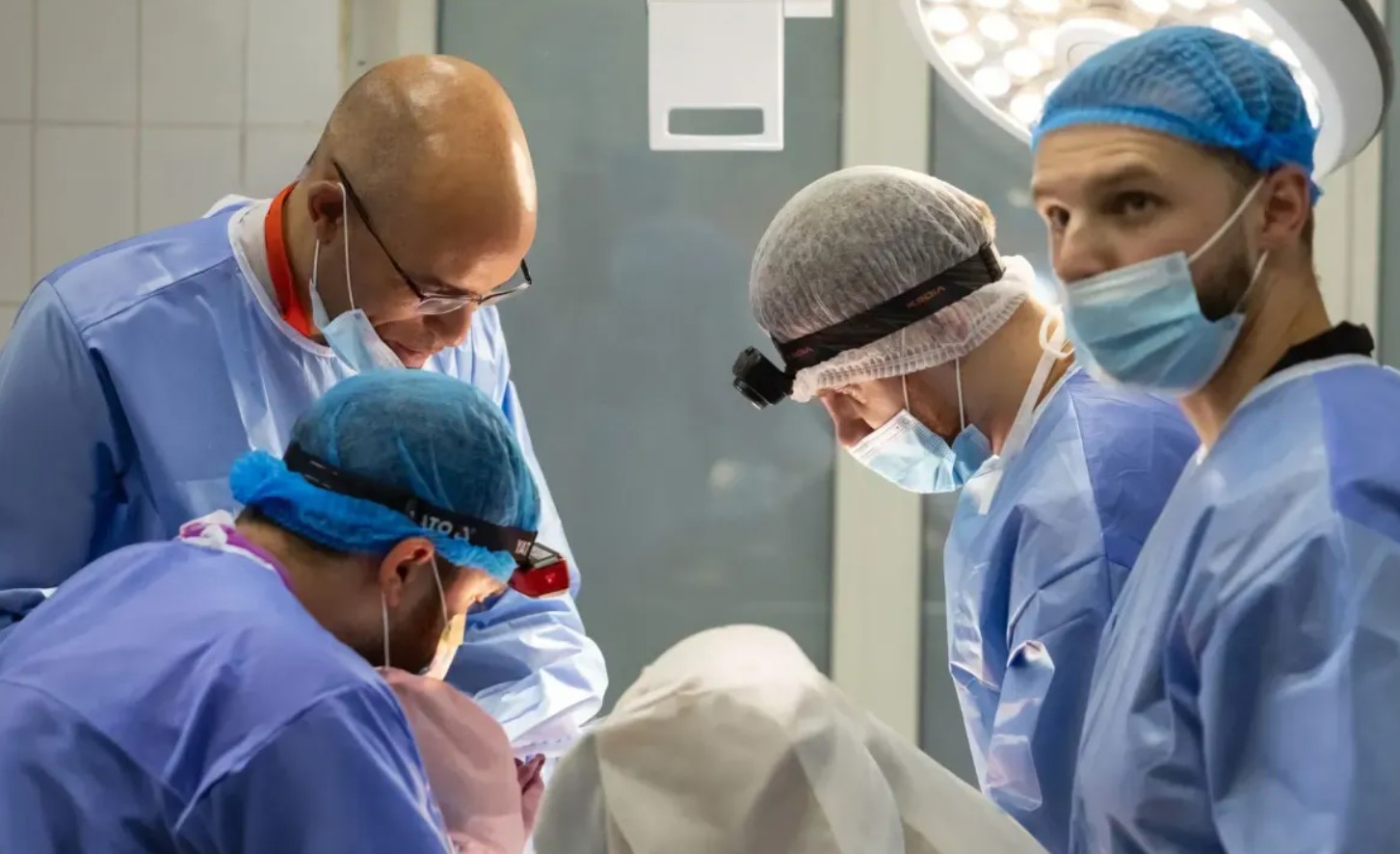 Training for military surgical teams that provide life-saving care to wounded service members near the front line.