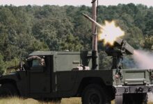 Vehicle Agnostic Modular Palletized ISR Rocket Equipment (VAMPIRE) counter-unmanned aerial system