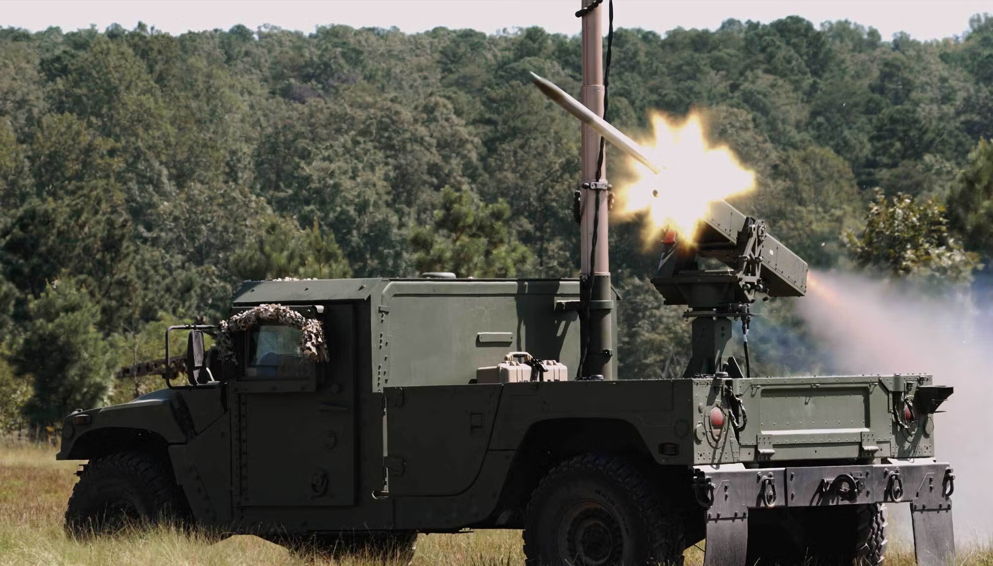 Vehicle Agnostic Modular Palletized ISR Rocket Equipment (VAMPIRE) counter-unmanned aerial system